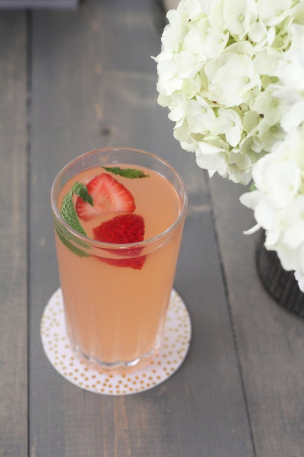 Strawberry Mint Lemonade | TheSubtleStatement.com
