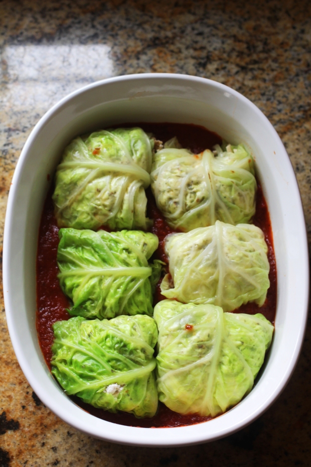 Vegan Ricotta Stuffed Cabbage | TheSubtleStatement.com | #21dayfix #vegan #glutenfree