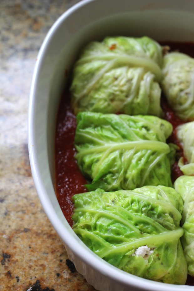 Vegan Ricotta Stuffed Cabbage | TheSubtleStatement.com | #21dayfix #vegan #glutenfree